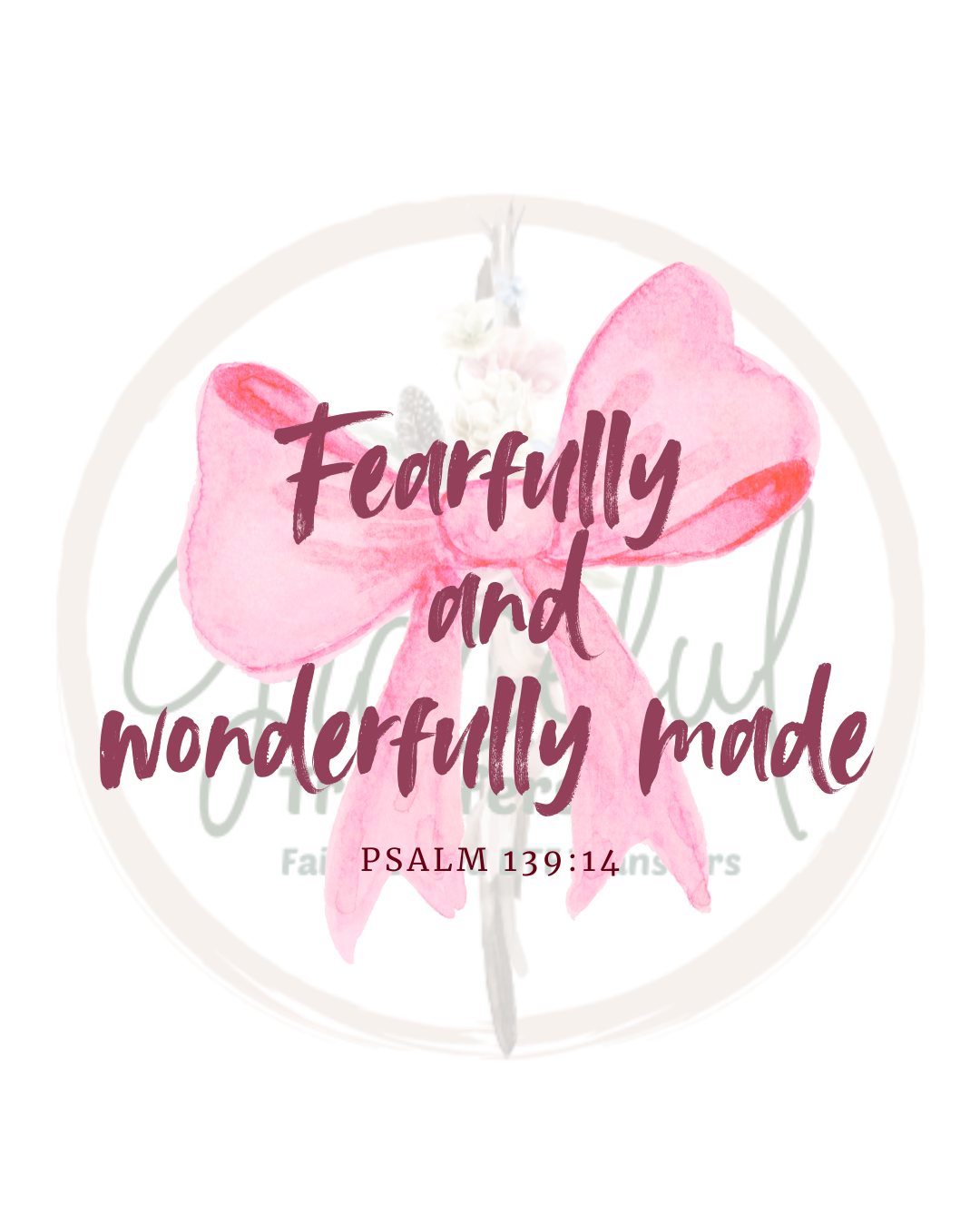 PRE-ORDER Fearfully and Wonderfully (GT Original)