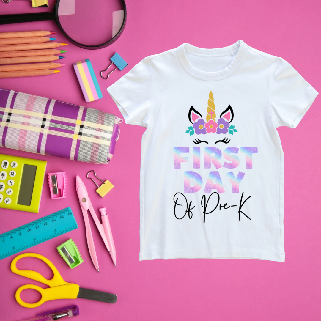 Personalized Christian Back-to-School Shirt with Cross – Custom Name