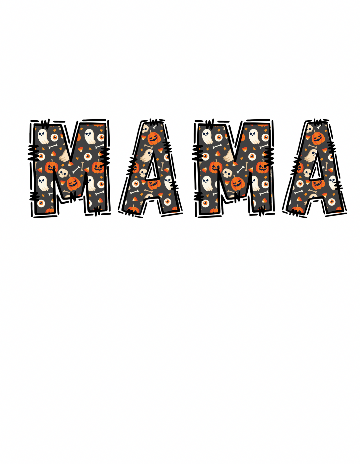 Personalized Halloween Mama Sweatshirt