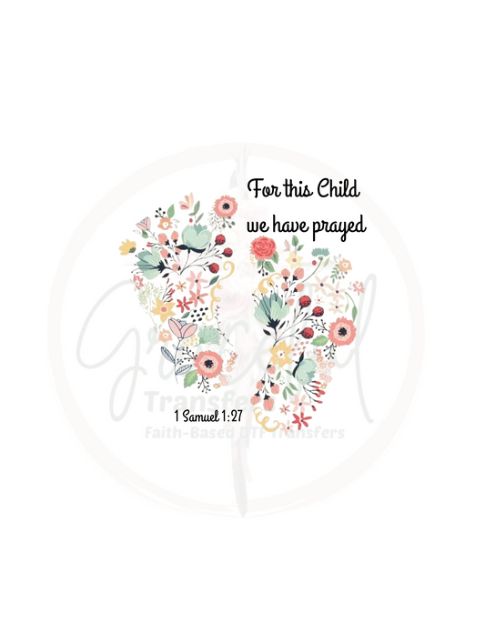 For this Child DTF PRE-ORDER - Infant