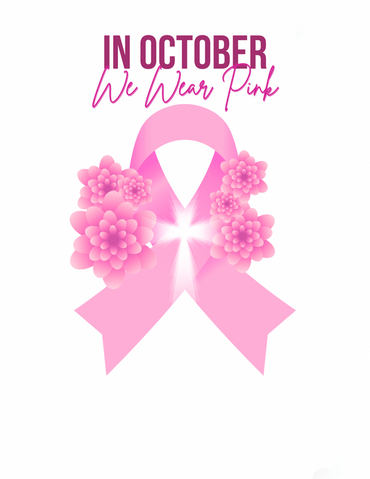 Pink October DTF