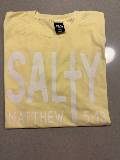 Salty Short Sleeve Tee - Soft Yellow