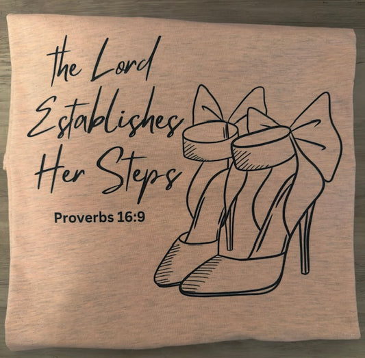 He Establishes Her Steps - Transfer ONLY